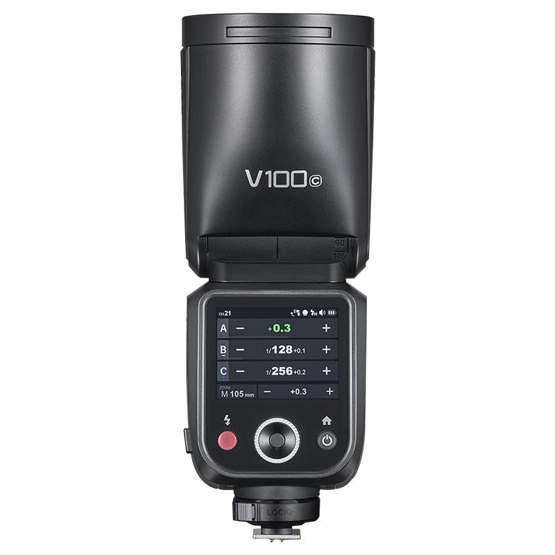 神牛 V100C 触屏大功率高速机顶闪光灯（佳能版）